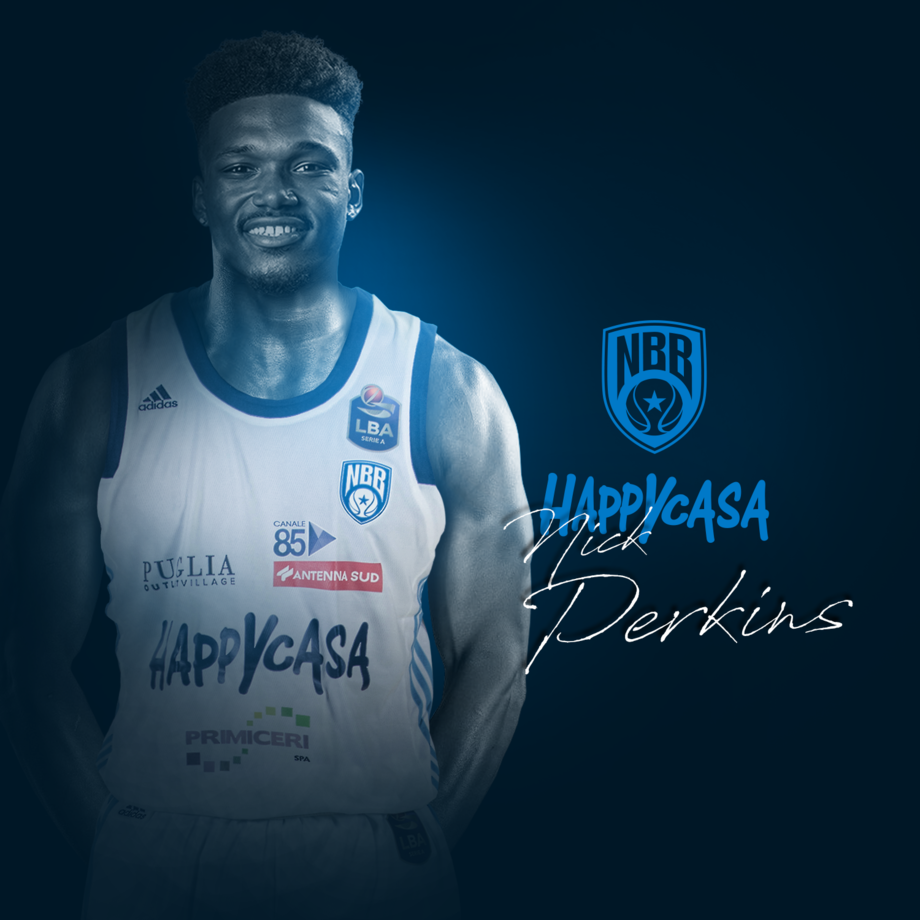 Nick Perkins completa il roster della Happy Casa Brindisi