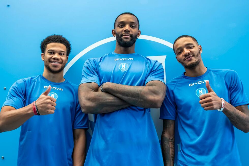 Napoli Basketball, presentati El-Amin, Bolton e Simms: "Siamo molto felici di essere qui"