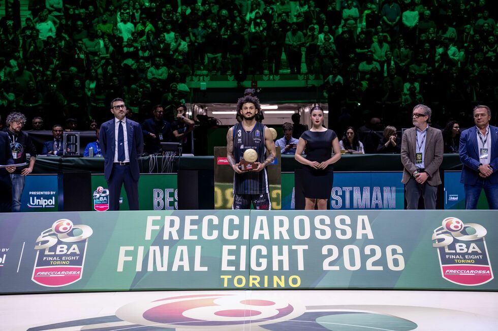 Frecciarossa Final Eight 2026, Prentiss Hubb della Bertram Derthona Tortona è il Best Assistman Frecciarossa della competizione