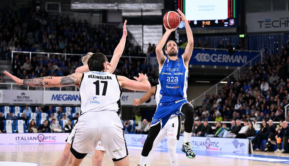 Bertram Derthona Tortona - Germani Brescia domenica ore 17.00 (live su LBATV e Sky Sport 254), Della Valle a -2 triple da quota 700 segnate in Serie A