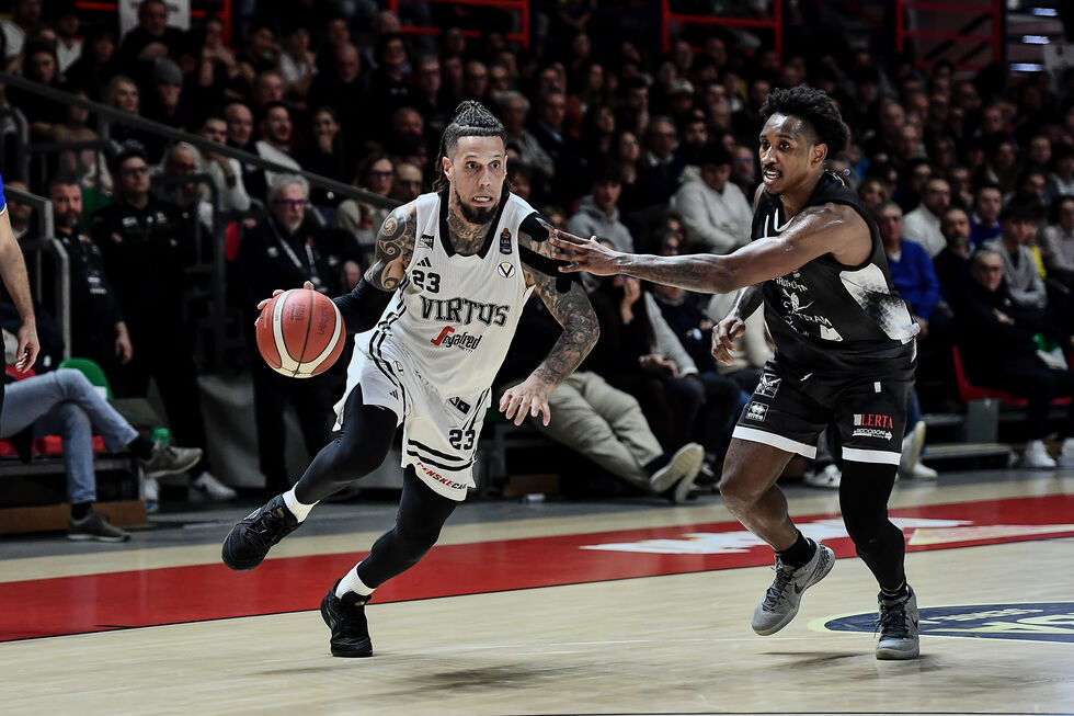 Bertram Derthona Tortona - Virtus Olidata Bologna domenica 21 settembre in diretta dalle 17.30 su Sky Sport Basket e NOW
