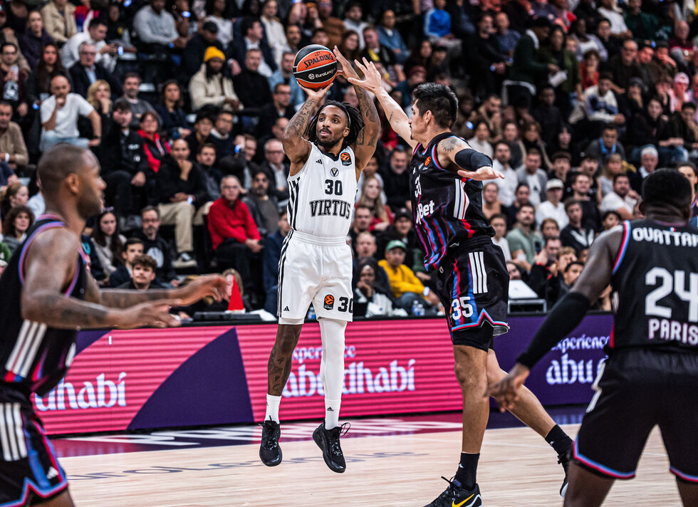 Eurolega: la Virtus Bologna cede per 90-79 sul campo del Paris Basketball
