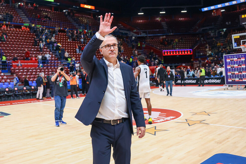 Bertram Derthona Tortona, coach Fioretti e il successo di Milano: "Un condensato di emozioni ma felice della solidità della mia squadra"
