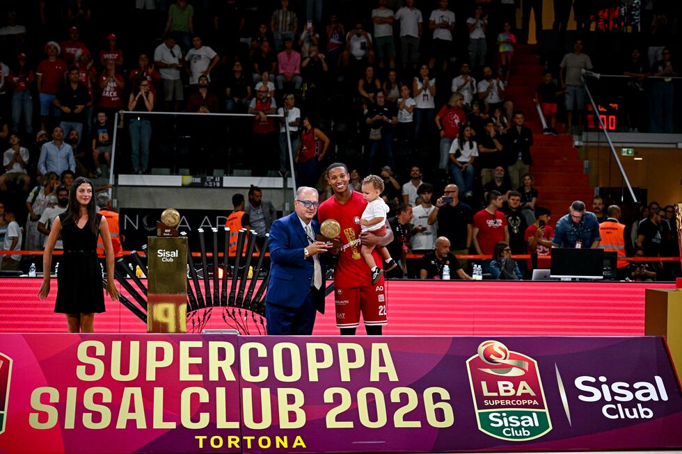 Devon Hall è il Best Assistman Frecciarossa della Supercoppa SisalClub 2026