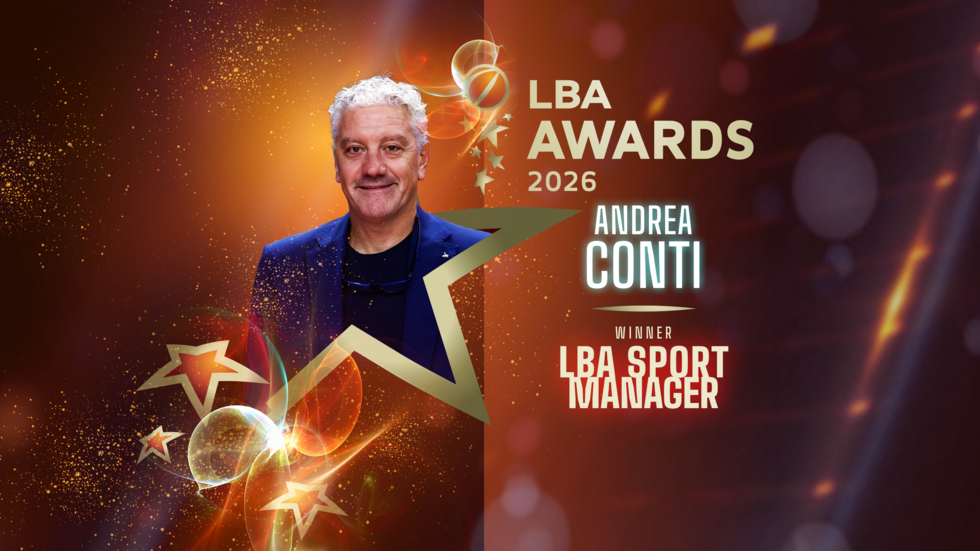 LBA Awards 2026 – Andrea Conti (General Manager – Vanoli Basket Cremona) è l'LBA Sport Manager Of The Year