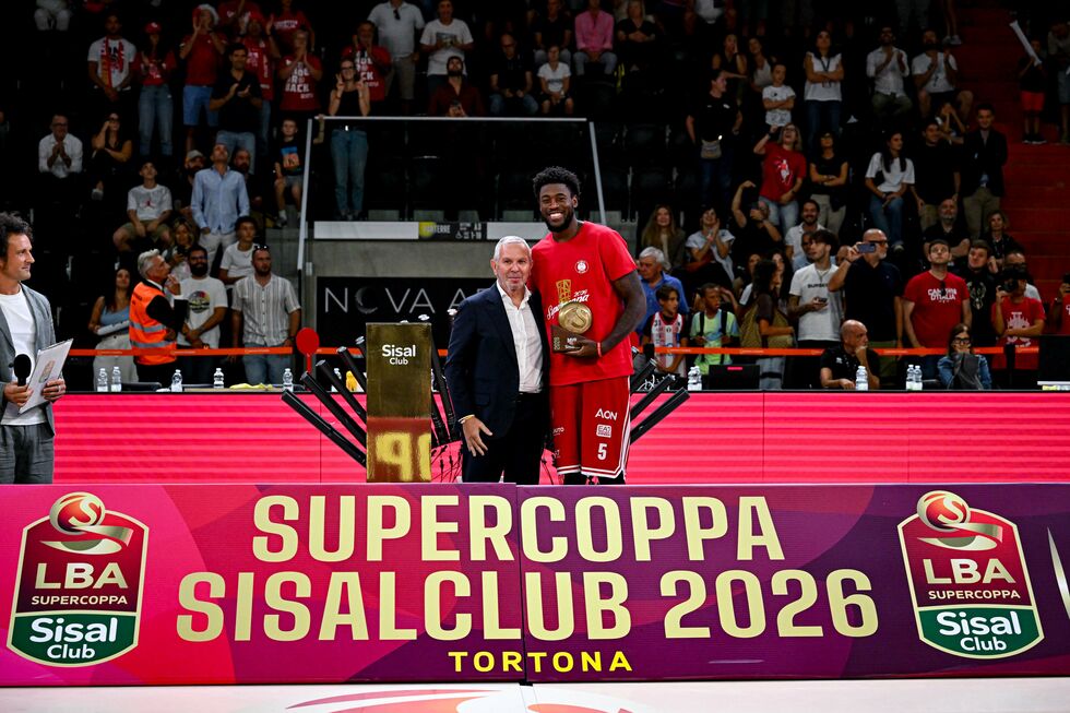 Moses Wright è l'MVP SisalClub della Supercoppa SisalClub 2026