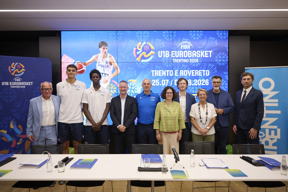 Presentata ufficialmente FIBA U18 EuroBasket Trentino 2026