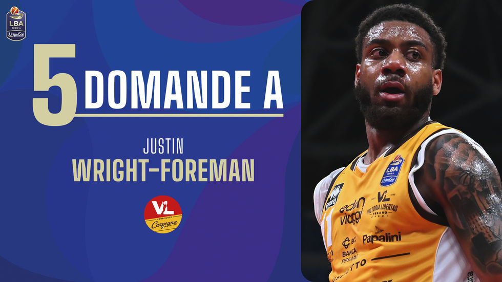 5 domande a... Justin Wright - Foreman: "Siamo affamati, vogliamo salvarci a tutti i costi. Vivere e giocare per Pesaro è fantastico"