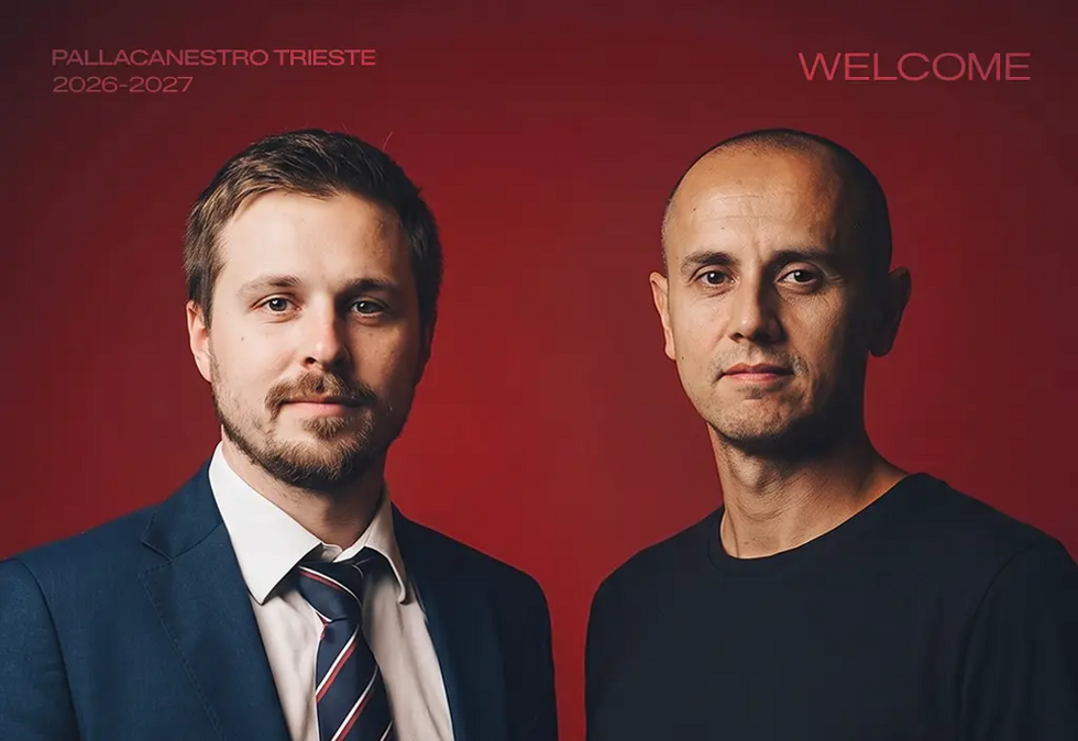 Matteo Cassinerio e Tommaso Della Rosa entrano nello staff tecnico della Pallacanestro Trieste