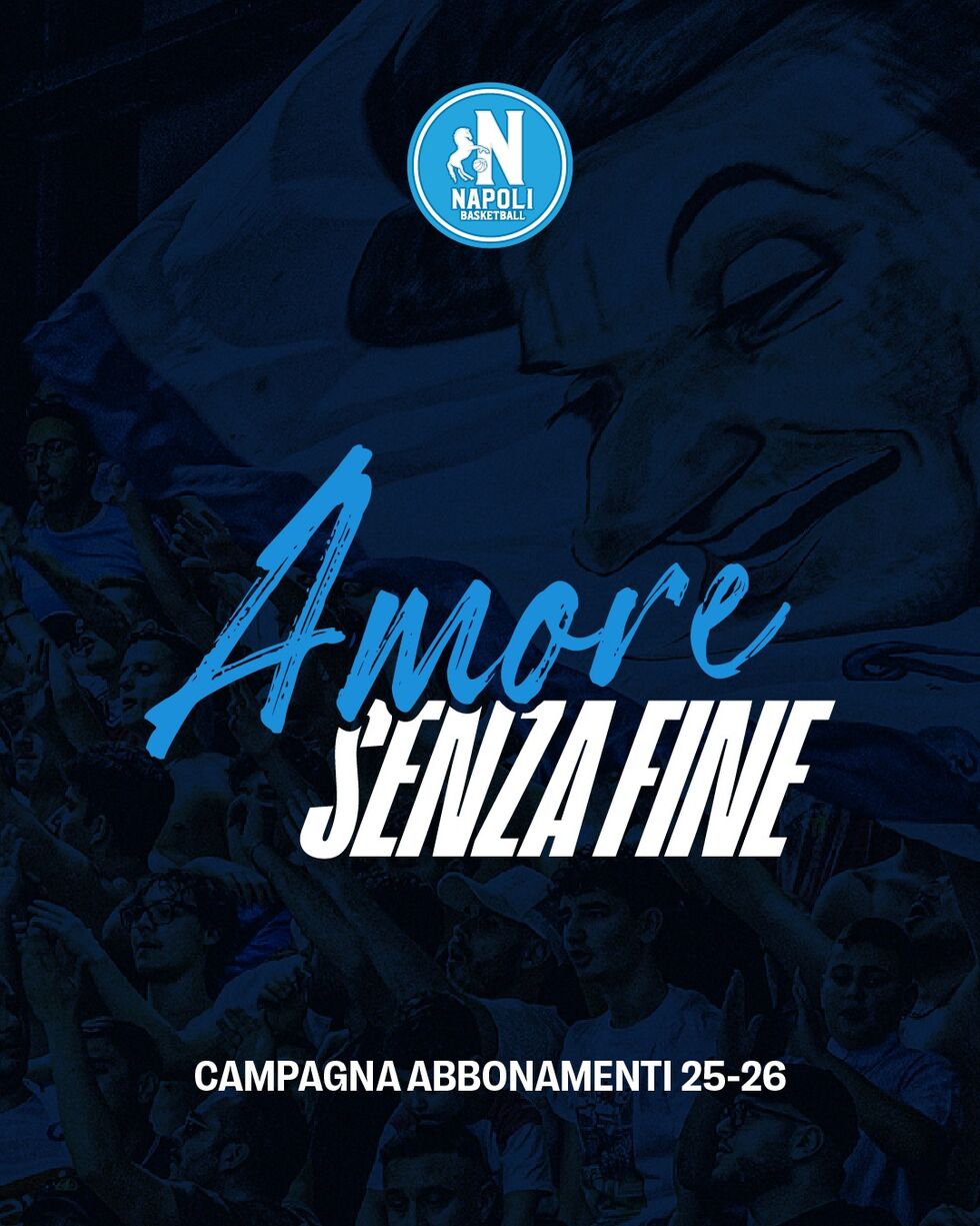 Napoli Basketball, da venerdì 22 agosto al via la campagna abbonamenti "Amore Senza Fine"