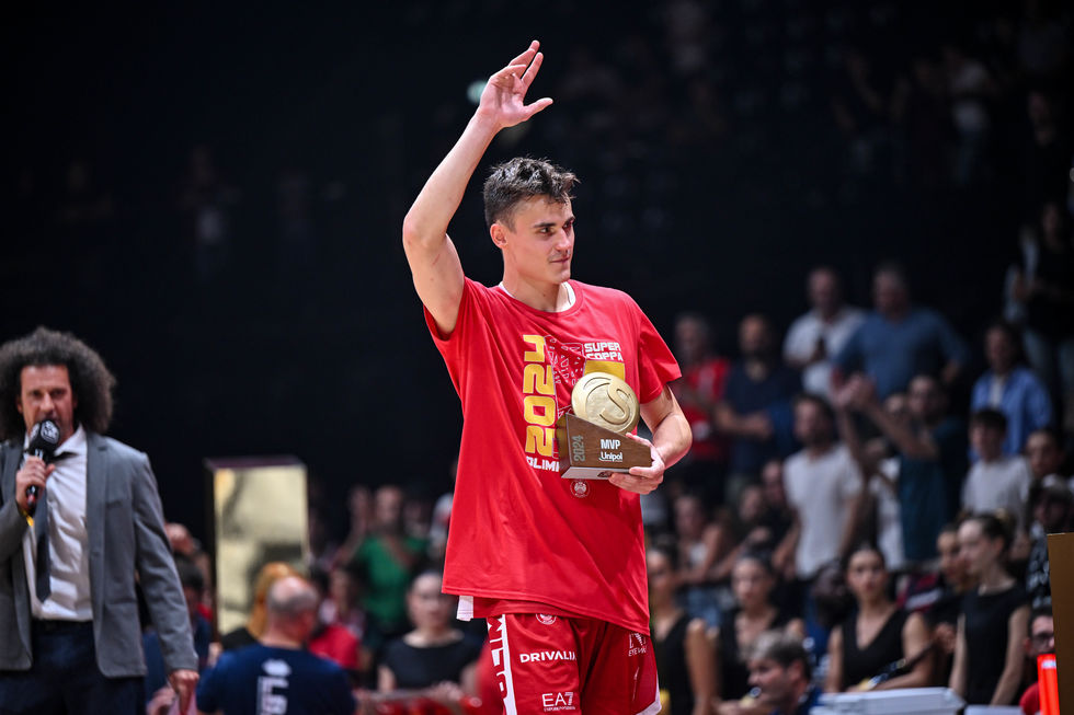 Nenad Dimitrijevic è l'MVP Unipol della Frecciarossa Supercoppa 2024