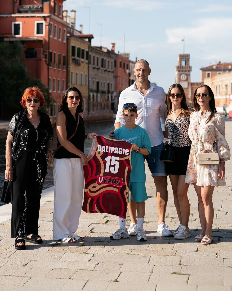 La famiglia Dalipagic riabbraccia Venezia e la Reyer