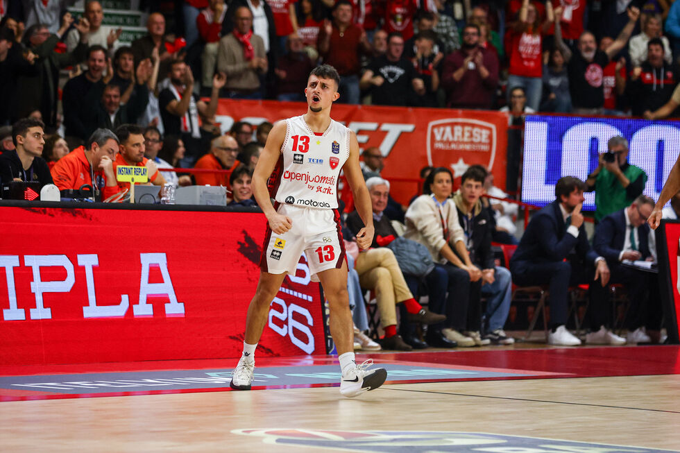Openjobmetis Varese, la carica di Matteo Librizzi: "Soddisfatto di come sto giocando ma le necessità del gruppo vengono prima"