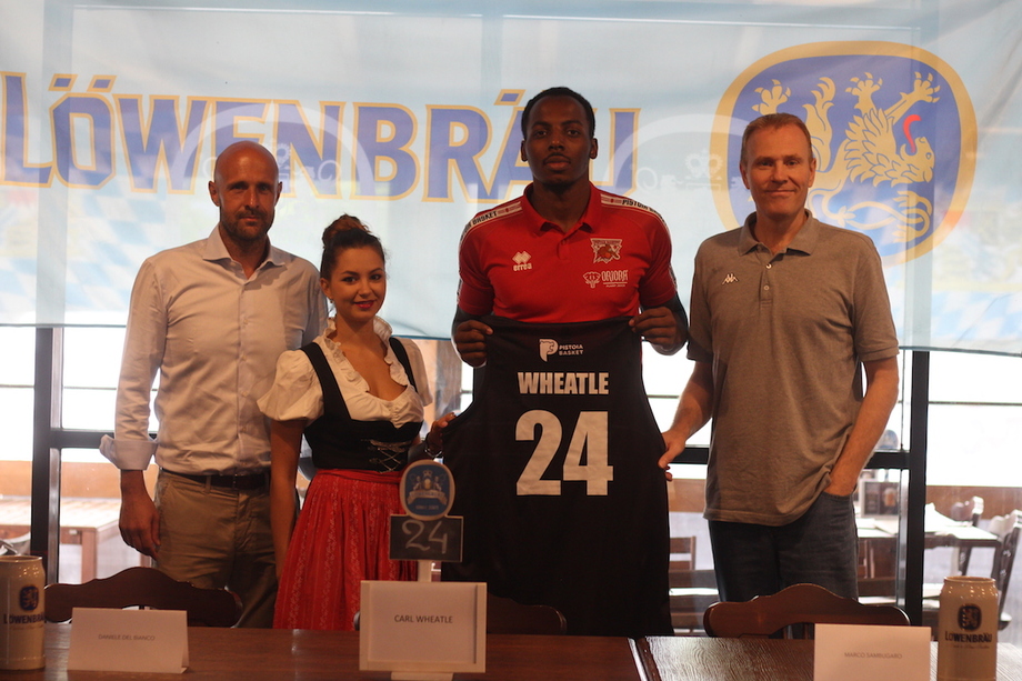 Pistoia, presentato Carl Wheatle: 'Da tempo volevo misurarmi con la Serie A'