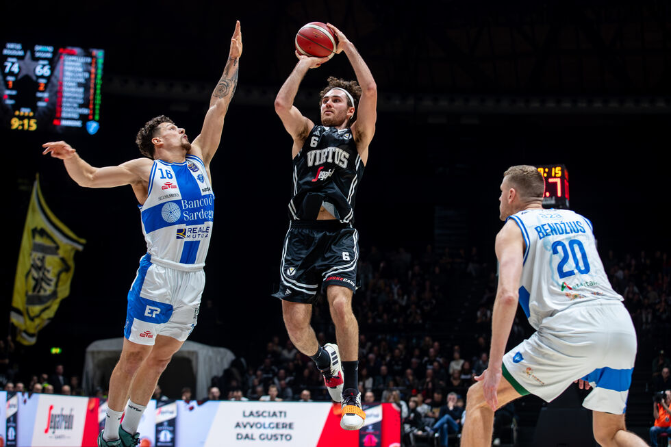 Banco di Sardegna Sassari - Virtus Segafredo Bologna domenica alle 18.15 (live su DAZN e DMAX), Alessandro Pajola alla presenza numero 250 in Serie A