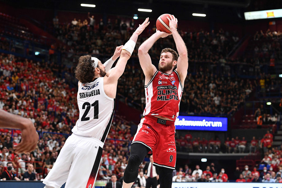 Lega Basket Serie A Con un super Melli l’AX Armani Exchange Milano