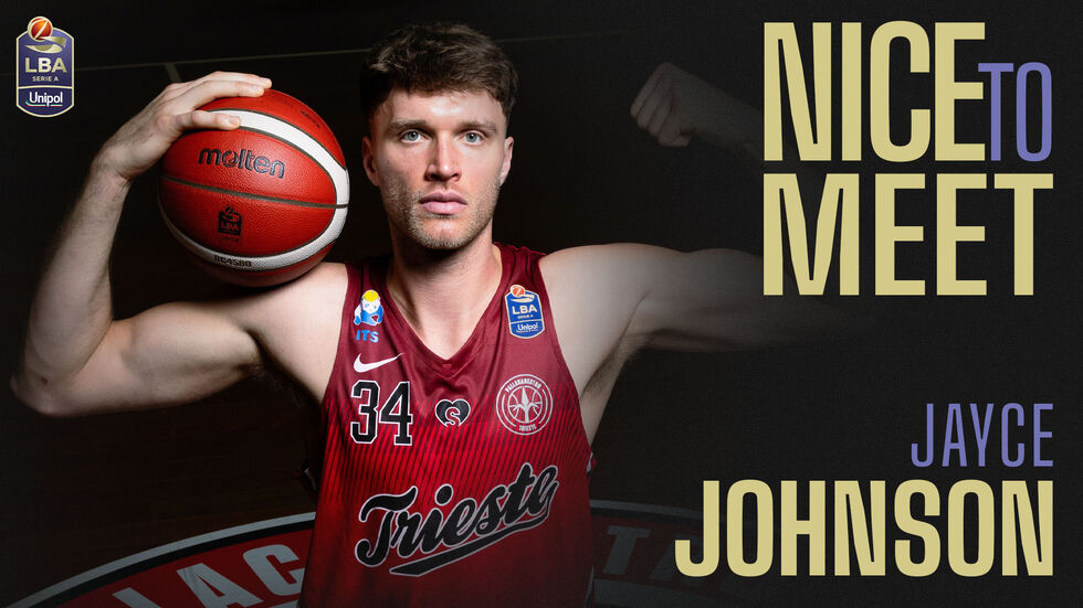 Jayce Johnson è il nuovo protagonista della rubrica LBA "Nice To Meet", condotta da Alma Pellegrini