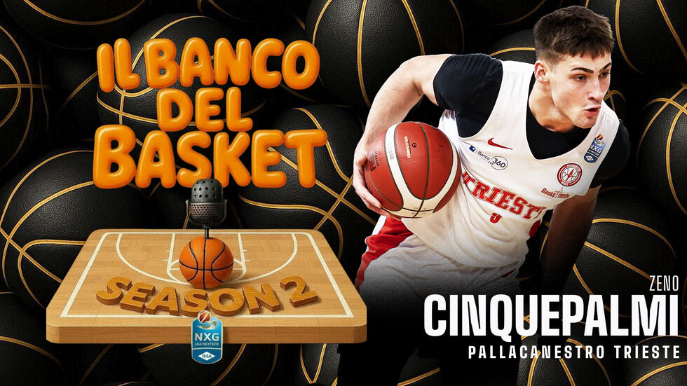 Zeno Cinquepalmi è il nuovo ospite a "Il Banco del Basket", il podcast LBA dedicato ai giovani protagonisti della IBSA NextGen Cup