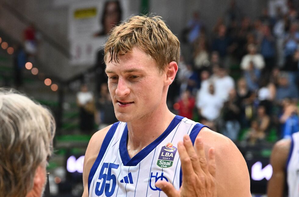 JP Macura è l'MVP SisalClub della 1ª giornata della LBA Serie A SisalClub 2026/27