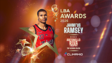 Ramsey đoạt danh hiệu Vua ghi điểm Serie A Unipol mùa 2025/26