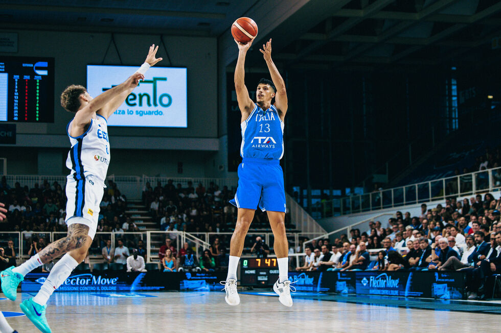 L'Italia vince la Trentino Basket Cup, battuta l'Estonia per 83-61