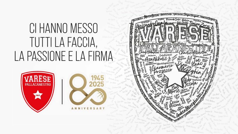 Gli 80 anni di Pallacanestro Varese