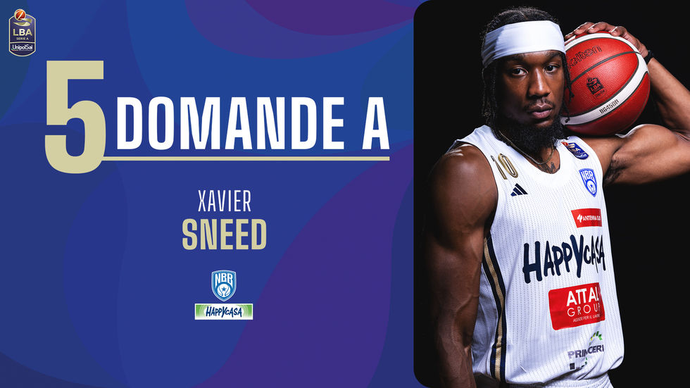 5 domande a... Xavier Sneed: "La vittoria contro Bologna può essere la svolta della nostra stagione. Fuori dal campo adoro guardare gli 'anime'"