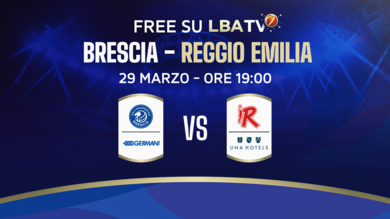 Trực tiếp cúp C1: Germani Brescia vs UNA Hotels Reggio Emilia - Xem miễn phí trên LBATV