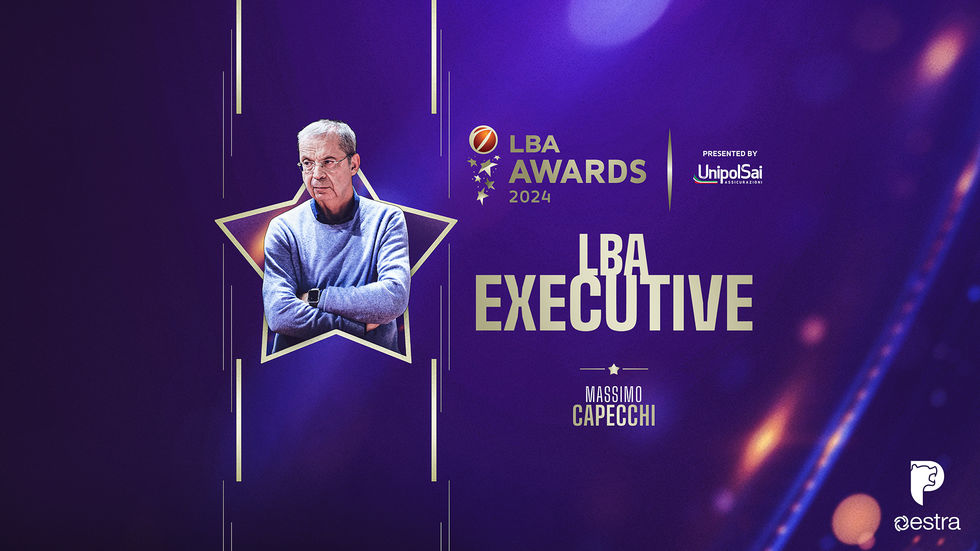 LBA Awards 2024 - Massimo Capecchi (Presidente dell'Estra Pistoia) vince il premio di LBA Executive of the Year 2024