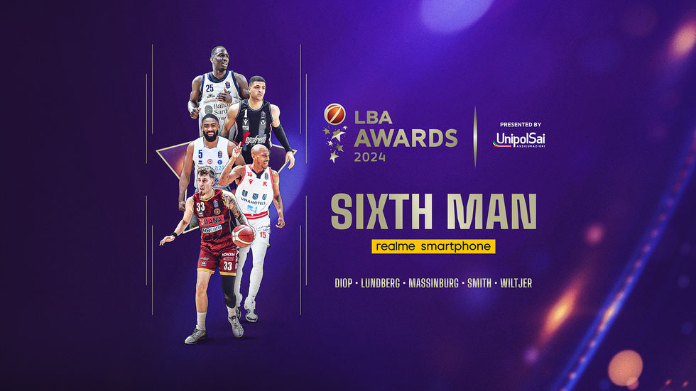 LBA Awards 2024 - I 5 candidati al Sixth Man Of The Year - realme