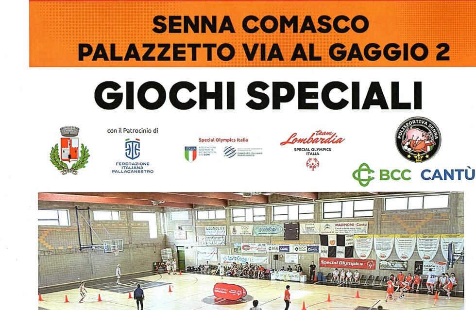 Domenica 31 maggio le finali dei tornei 5vs5 Unified e tradizionale di Special Olympics dell'Area Nord-Ovest a Senna Comasco (CO) 