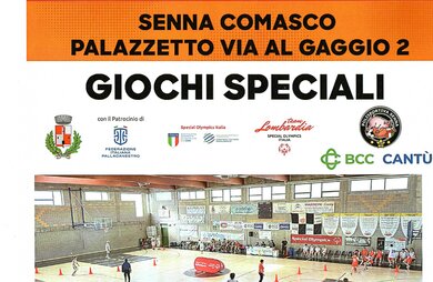 Chung kết giải bóng rổ 5vs5 Special Olympics Area Nord-Ovest tại Senna Comasco