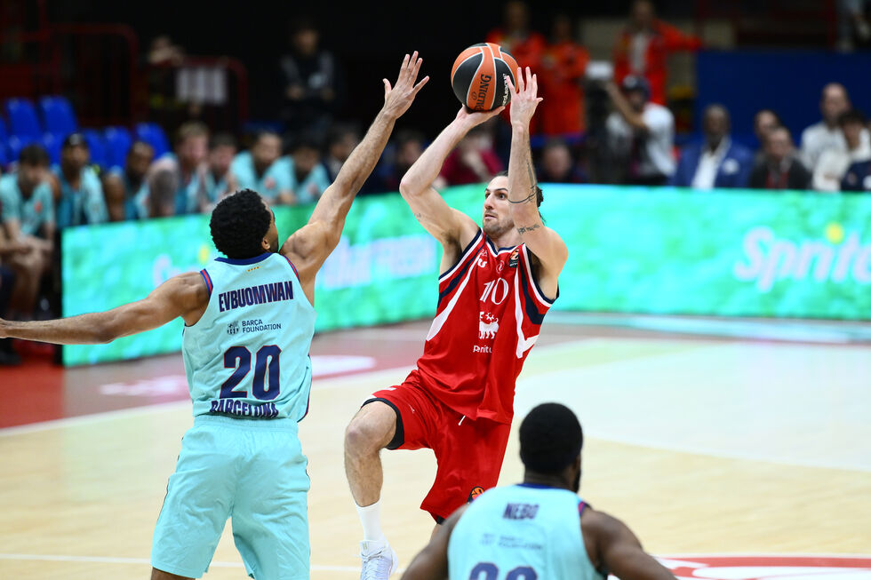 Eurolega: l'Armani Olimpia Milano si arrende per 81-89 al Barcellona