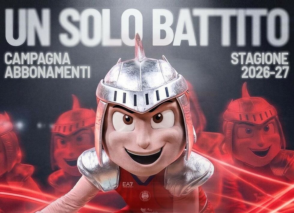 EA7 Emporio Armani Milano, inizia la prelazione sulla Campagna abbonamenti 2026/27 "Un solo battito"