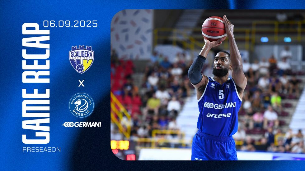 La Tezenis Verona vince 94-80 in amichevole contro la Germani Brescia