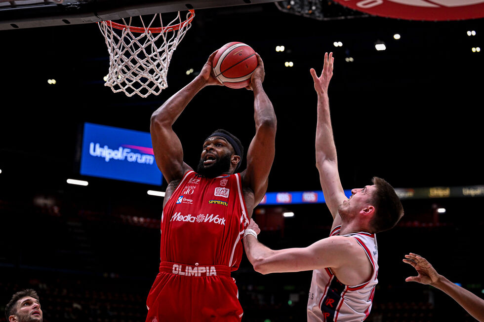 Josh Nebo è l'MVP Unipol della 25ª giornata della Serie A Unipol 2025/26