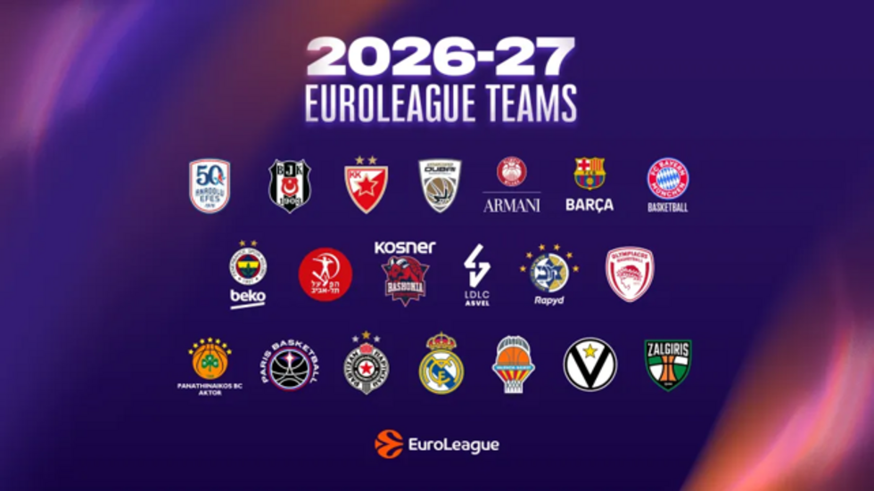 Definite le squadre che parteciperanno all'Eurolega e all'Eurocup 2026/27