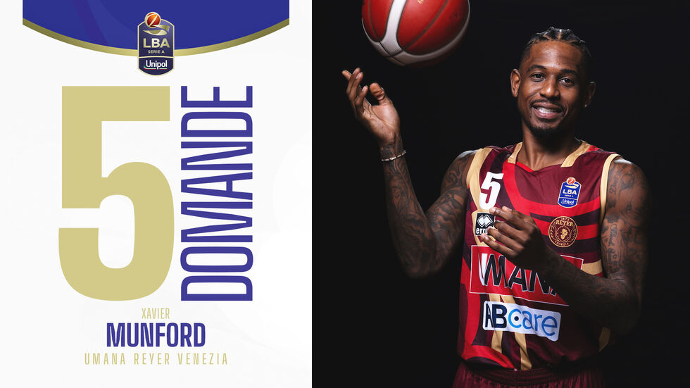 5 domande a... Xavier Munford: "Il rientro in campo è stato molto speciale. Venezia? Una città incredibile"
