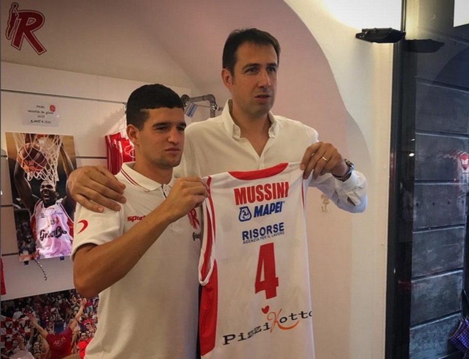 Il ritorno di Federico Mussini: 'Non vedo l’ora di ripartire con la maglia della Grissin Bon'