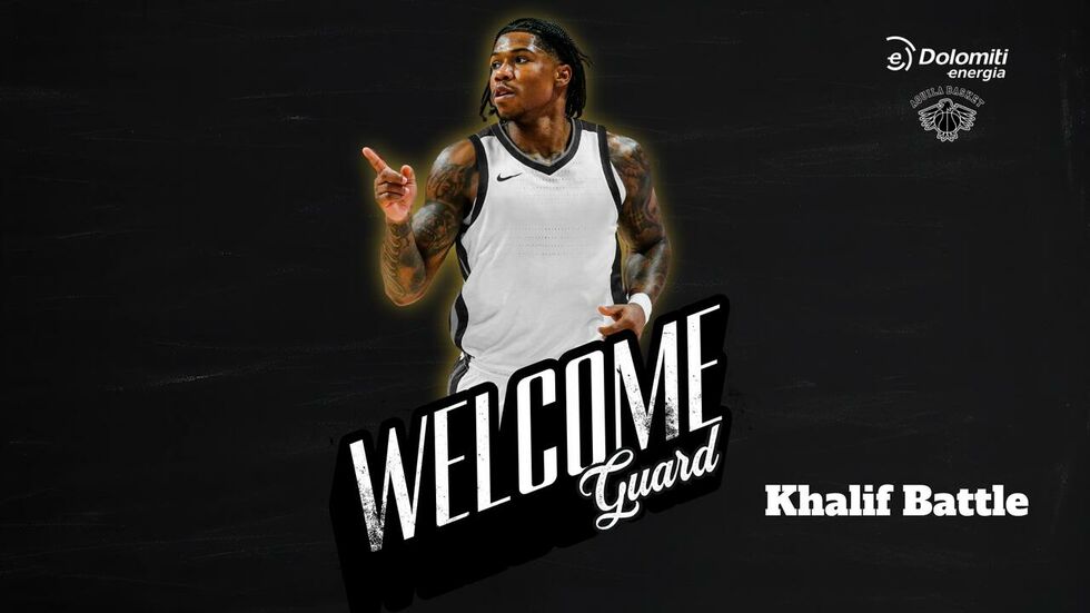 La Dolomiti Energia Trentino chiude il roster con la guardia Khalif Battle