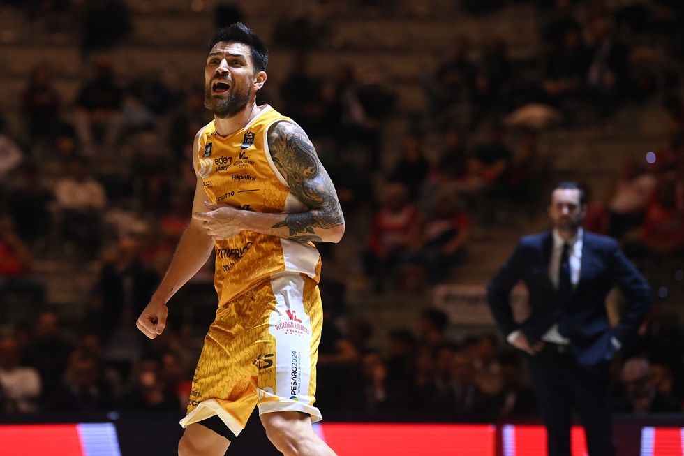 Carpegna Prosciutto Pesaro, Delfino e la semifinale con Brescia: “Dobbiamo rimanere tranquilli e non credere di avere già il cammino spianato verso la finale"