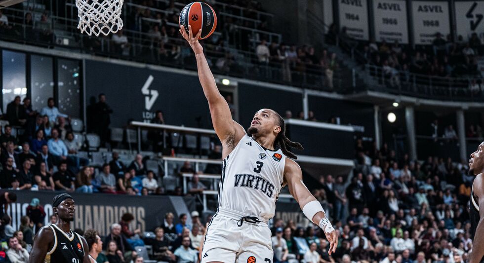 Eurolega: la Virtus Bologna sbanca il parquet dell'ASVEL Villeurbanne guidata dai 36 punti di Edwards
