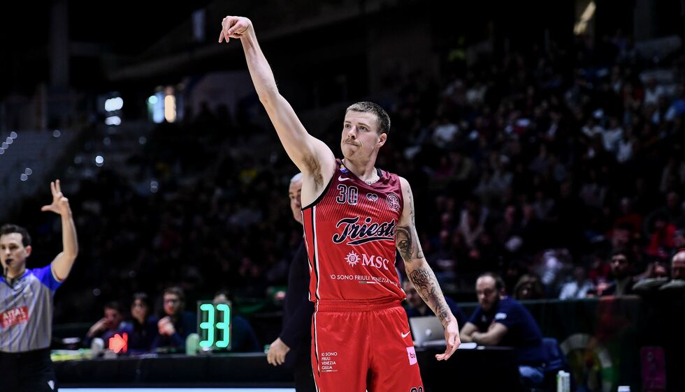 Pallacanestro Trieste, ufficiale il ritorno dell'ala Sean McDermott